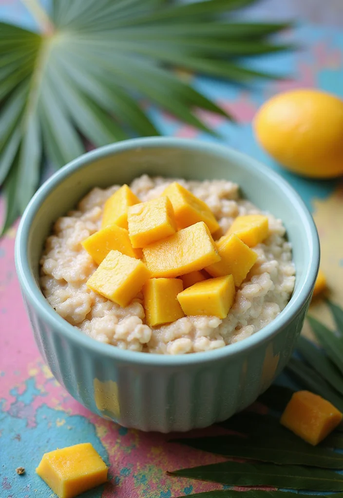 12 Healthy Oatmeal Recipes for Easy Everyday Meals - 5. Tropical Coconut Oatmeal