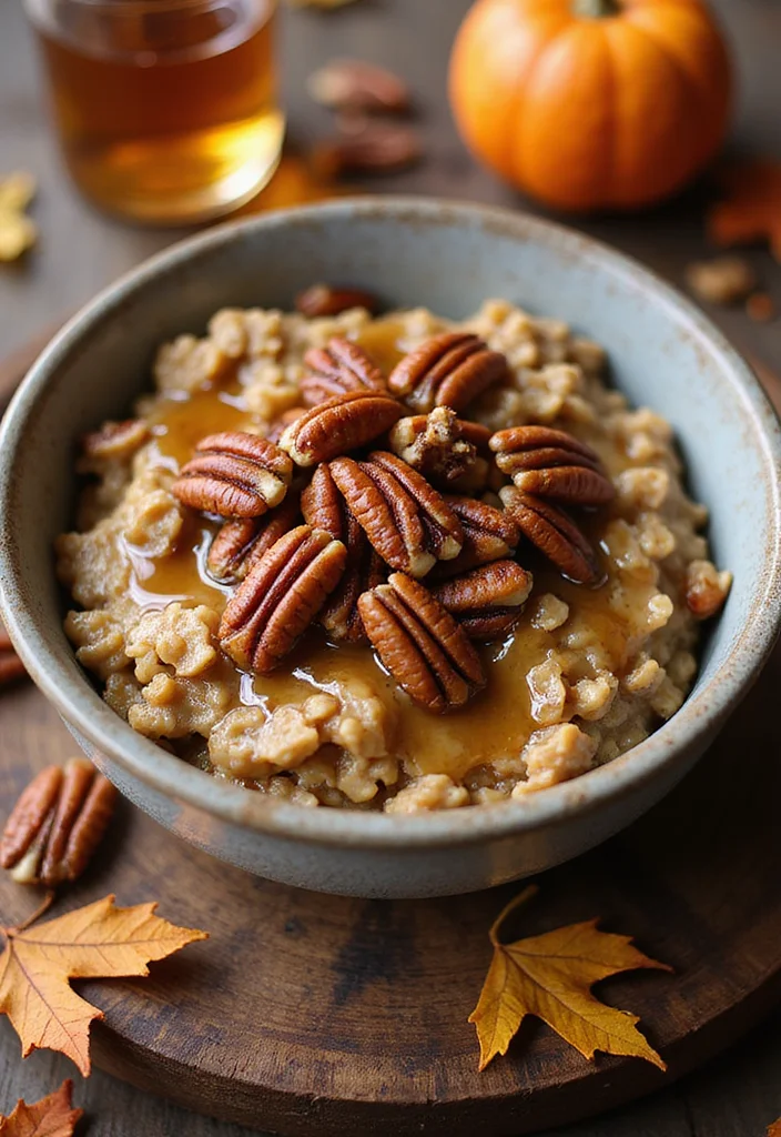 12 Healthy Oatmeal Recipes for Easy Everyday Meals - 7. Maple Pecan Oatmeal