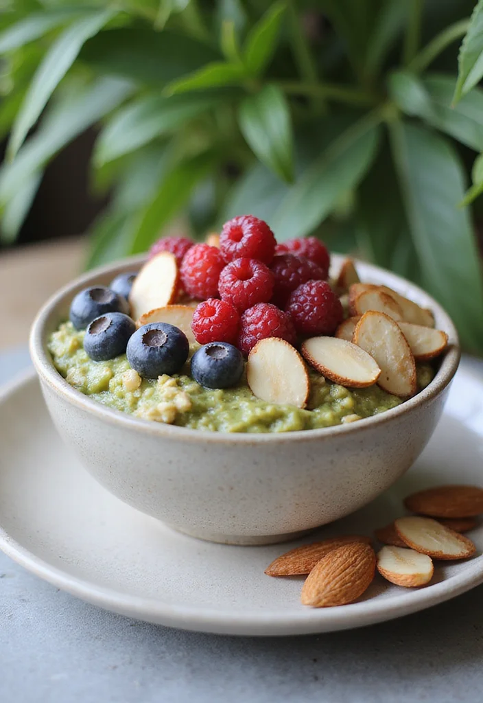 12 Healthy Oatmeal Recipes for Easy Everyday Meals - 8. Matcha Oatmeal Bowl
