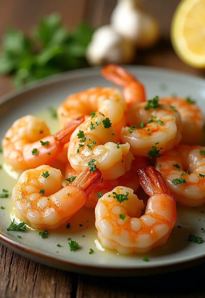 12 Healthy Pescatarian Recipes for Easy Meals - 1. Lemon Garlic Butter Shrimp