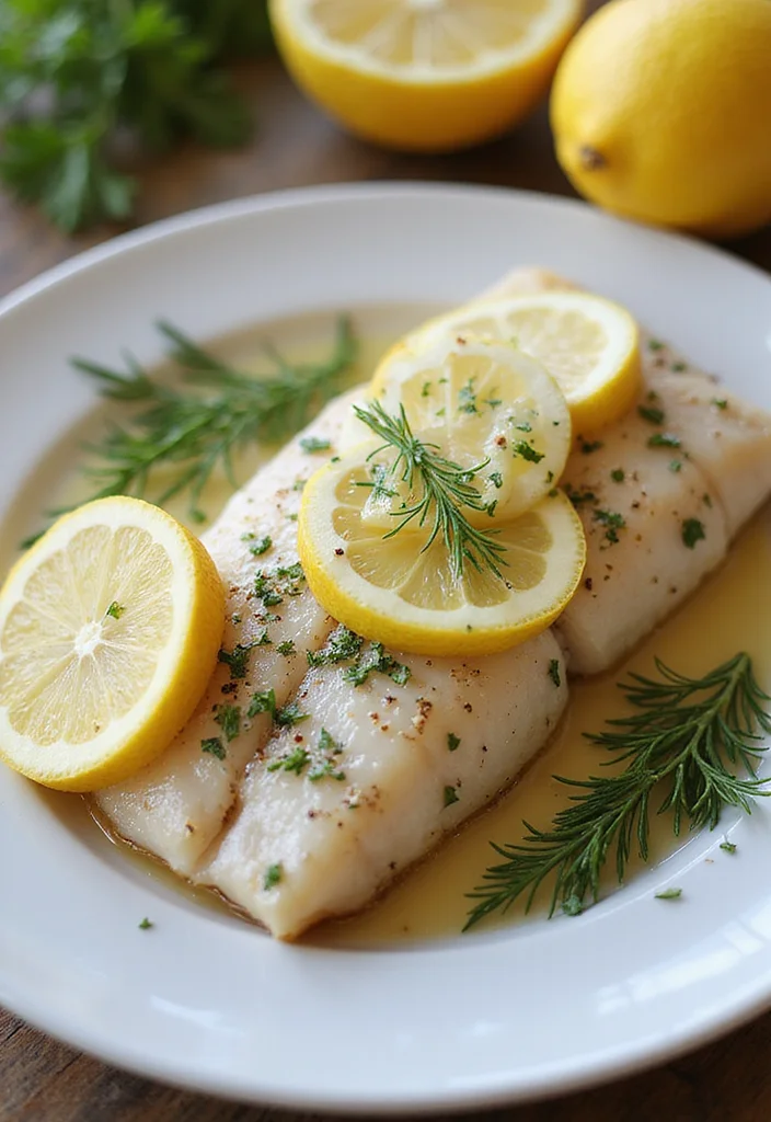 12 Healthy Pescatarian Recipes for Easy Meals - 5. Baked Cod with Lemon and Dill