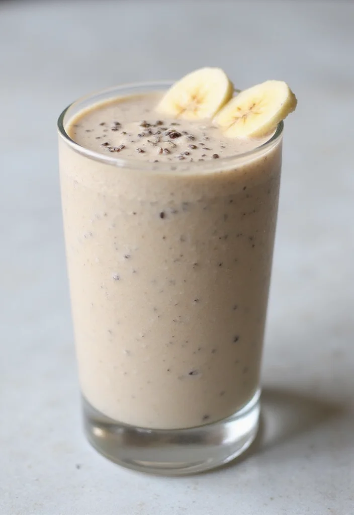 12 Healthy Smoothie Recipes for Energy and Balance - 12. Chia Banana Smoothie