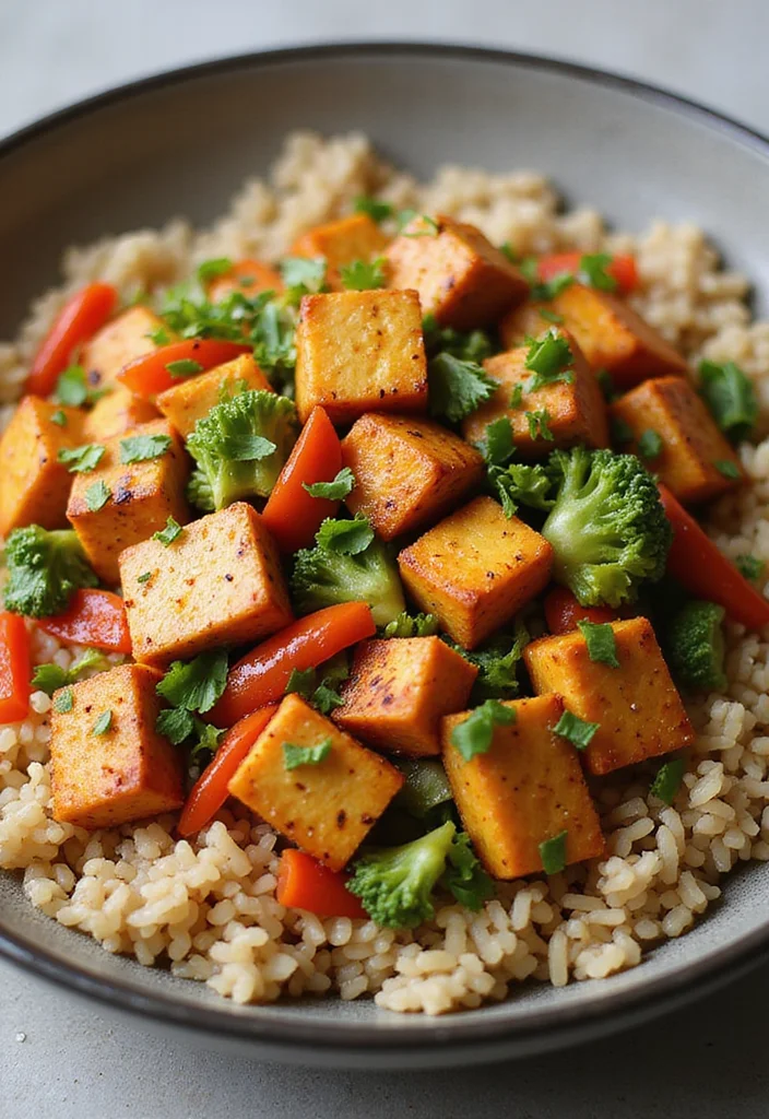 12 High Protein Vegan Recipes for Everyday Strength - 4. Tofu Stir-Fry with Vegetables
