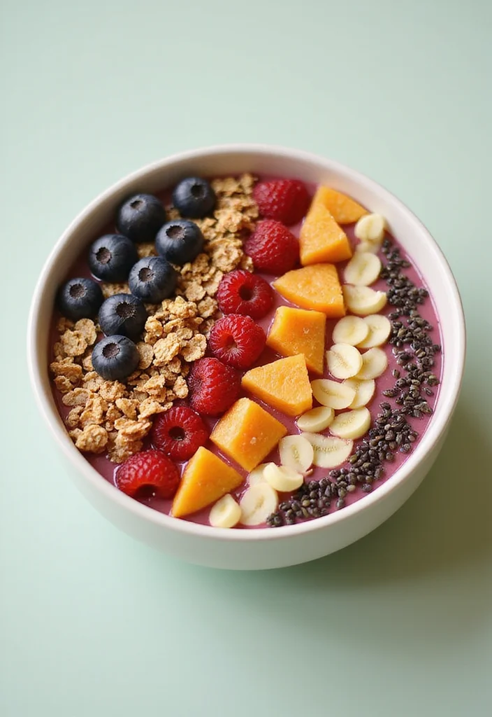 12 High Protein Vegan Recipes for Everyday Strength - 7. Protein-Packed Smoothie Bowl