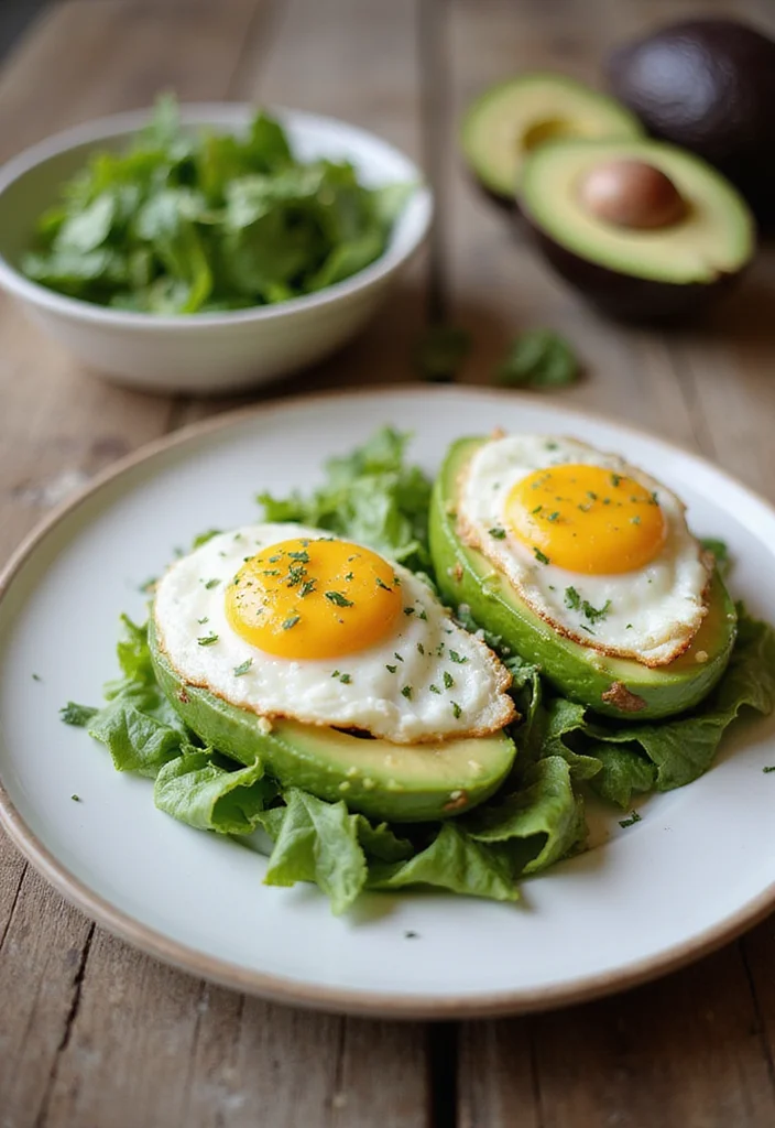 12 Keto Breakfast Recipes for Energy and Flavor - 1. Savory Avocado and Egg Bowl