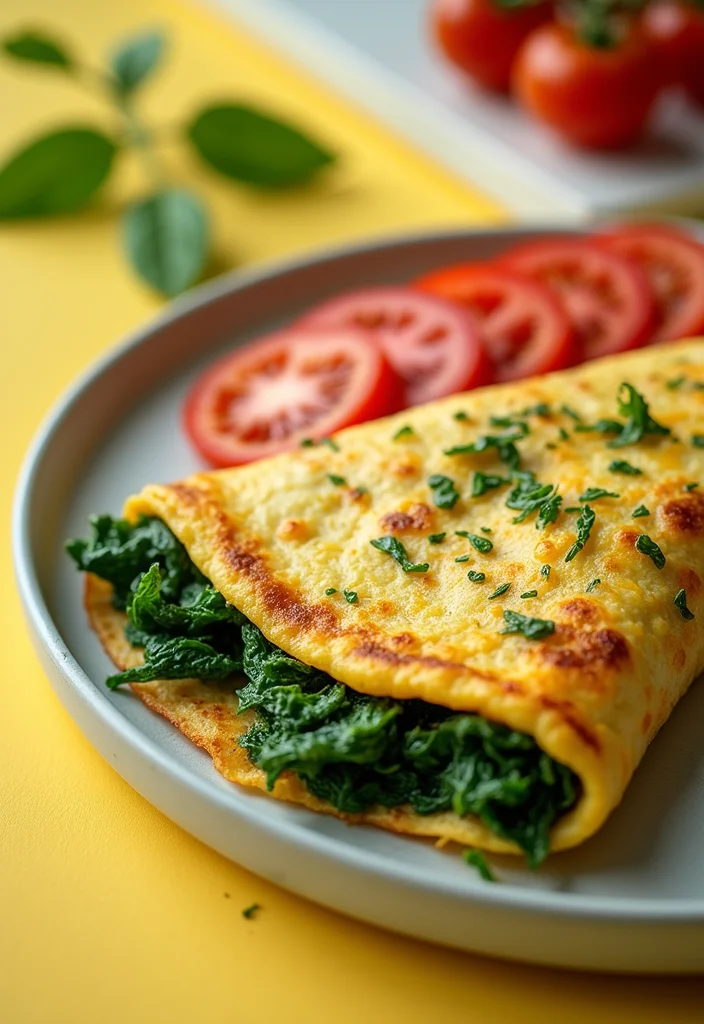 12 Keto Breakfast Recipes for Energy and Flavor - 3. Spinach and Cheese Omelette