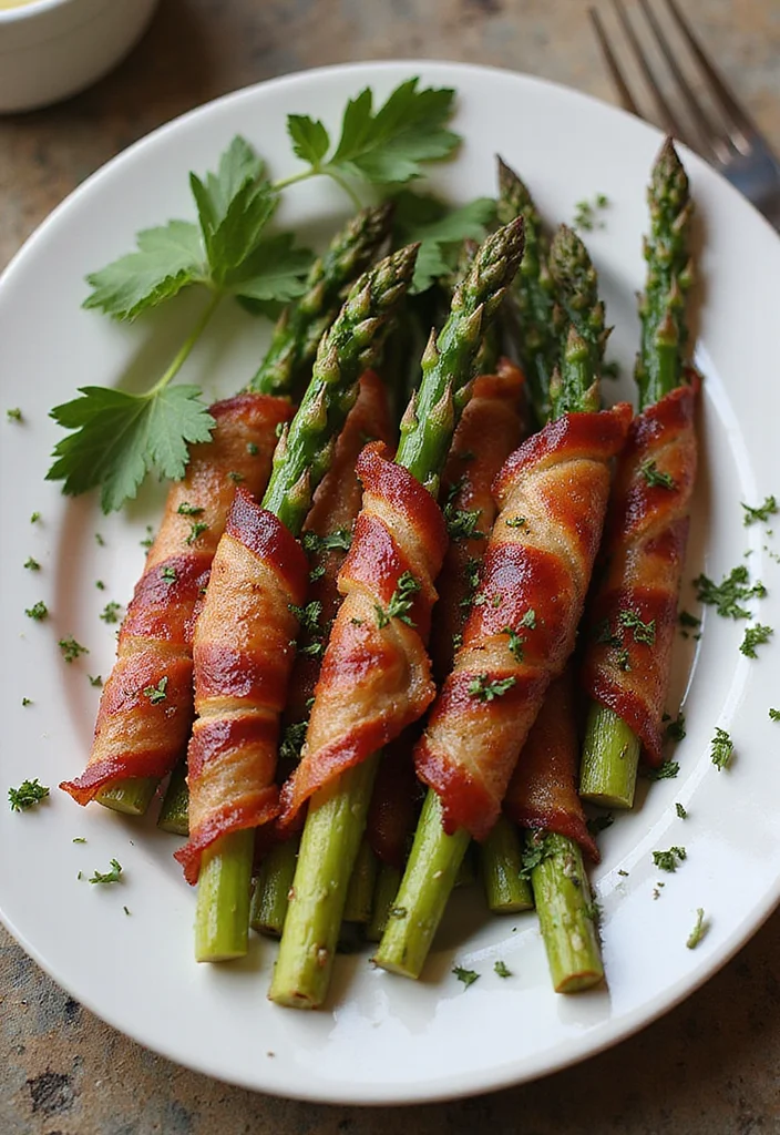 12 Keto Breakfast Recipes for Energy and Flavor - 5. Bacon-Wrapped Asparagus