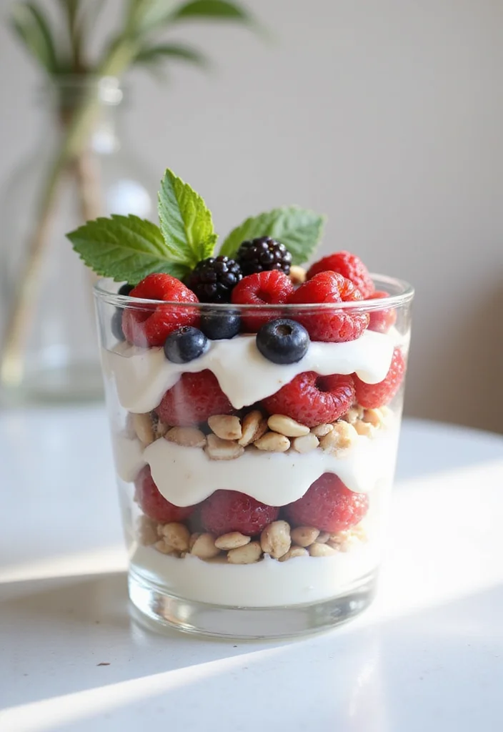 12 Keto Breakfast Recipes for Energy and Flavor - 6. Greek Yogurt Parfait