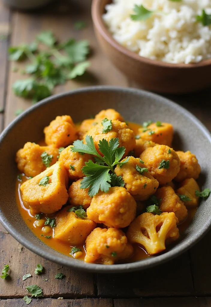 12 Keto Cauliflower Recipes for Low Carb Comfort - 12. Cauliflower Curry