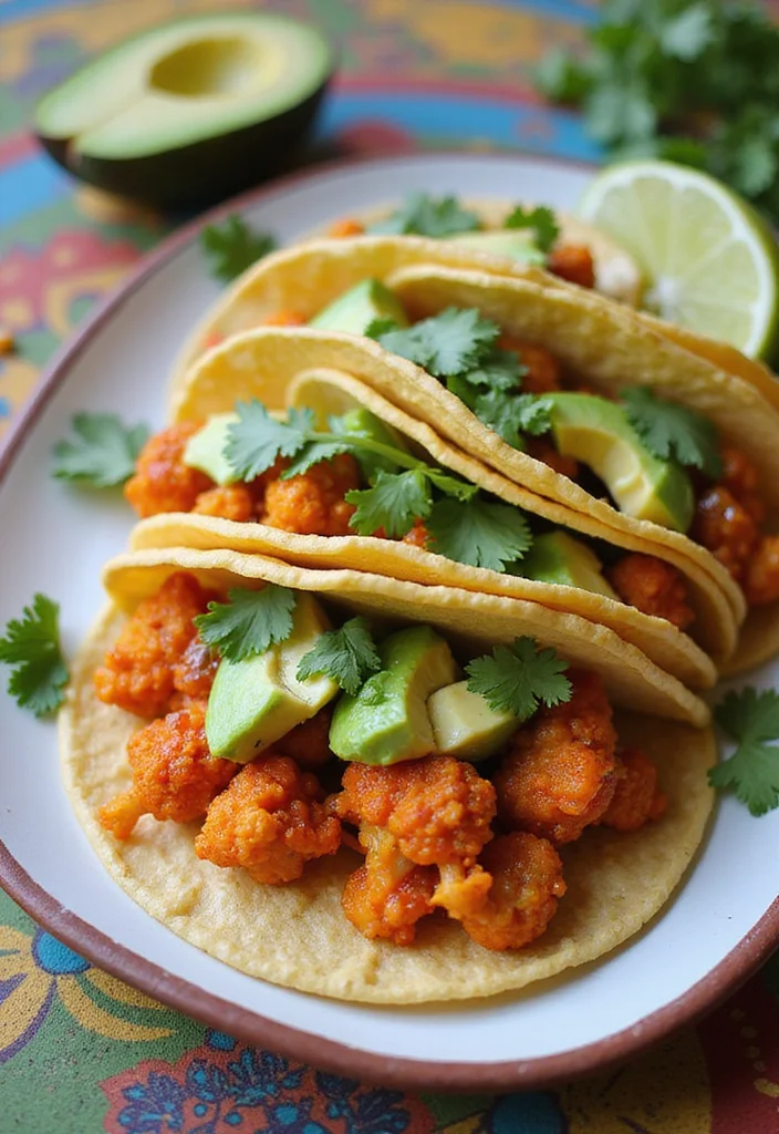 12 Keto Cauliflower Recipes for Low Carb Comfort - 6. Spicy Cauliflower Tacos