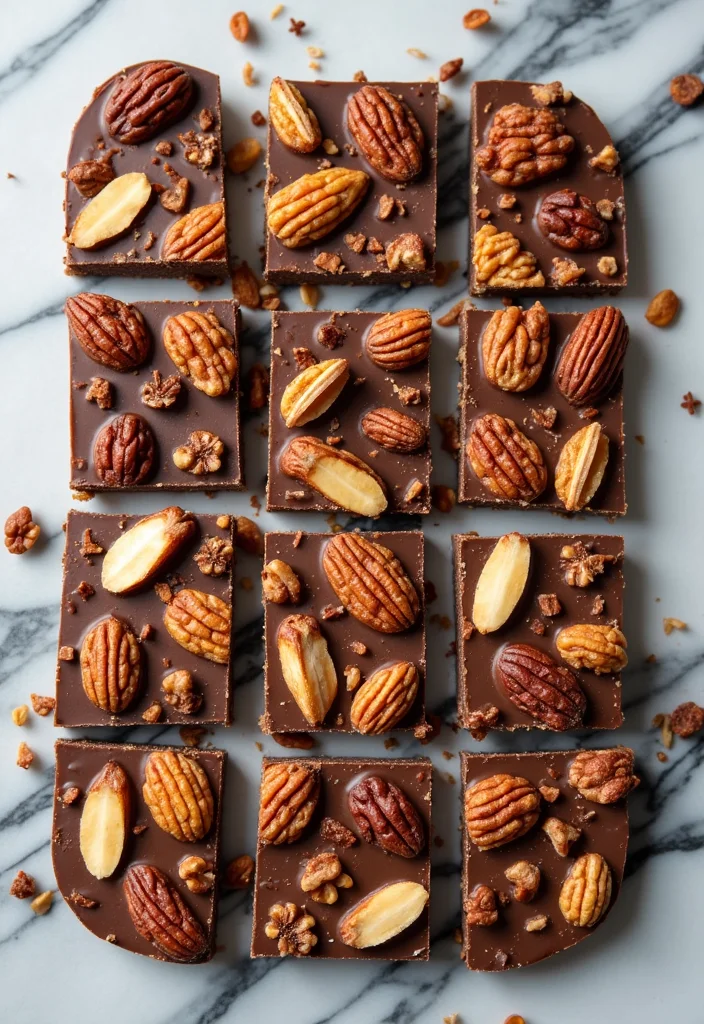 12 Keto Dessert Recipes for Sweet Low Carb Treats - 11. Nutty Chocolate Bark