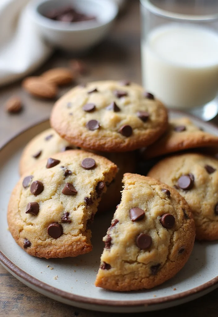 12 Keto Dessert Recipes for Sweet Low Carb Treats - 2. Coconut Flour Chocolate Chip Cookies
