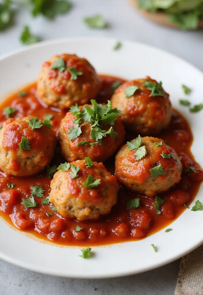 12 Keto Ground Turkey Recipes for Easy Low Carb Meals - 7. Turkey Meatballs with Marinara Sauce