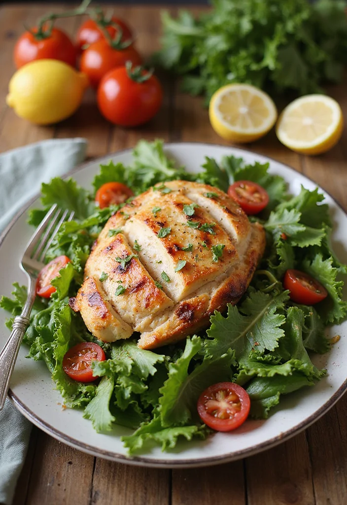 12 Light Dinner Recipes That Still Satisfy - 1. Grilled Lemon Herb Chicken Salad