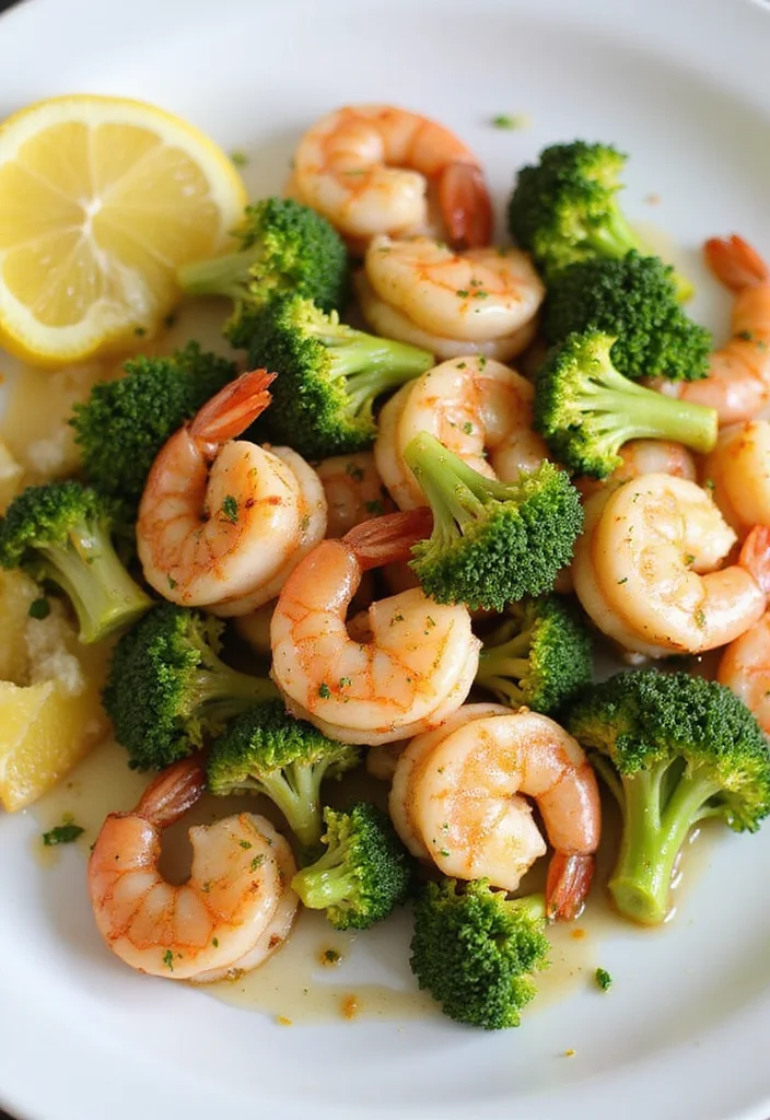 12 Light Dinner Recipes That Still Satisfy - 10. Lemon Garlic Shrimp and Broccoli