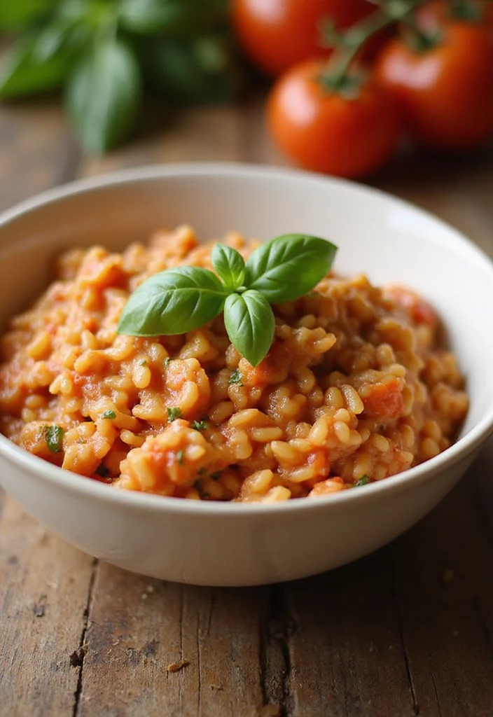 12 Light Dinner Recipes That Still Satisfy - 11. Tomato Basil Risotto