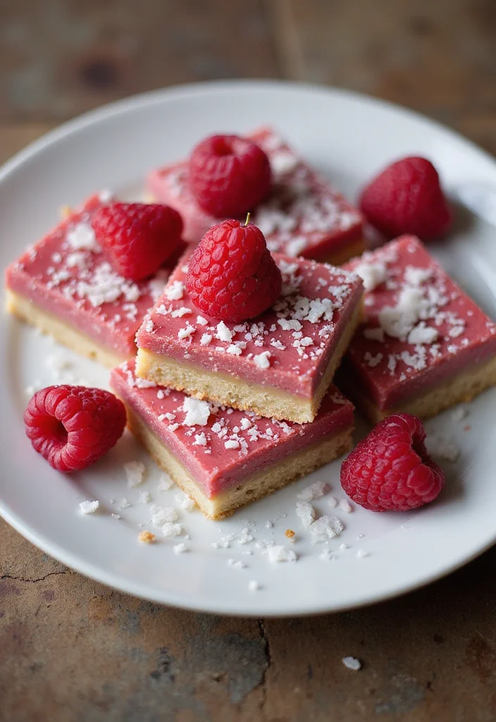 12 Low Calorie Keto Recipes That Still Taste Great - 10. Raspberry Coconut Bars