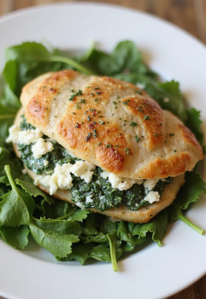 12 Low Carb Dinner Recipes for Everyday Eating - 10. Spinach and Feta Stuffed Chicken