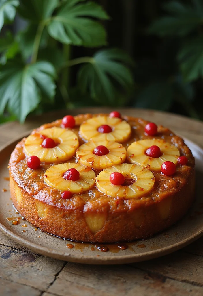 12 Pineapple Dessert Recipes with Fresh Tropical Flavor - 1. Pineapple Upside Down Cake