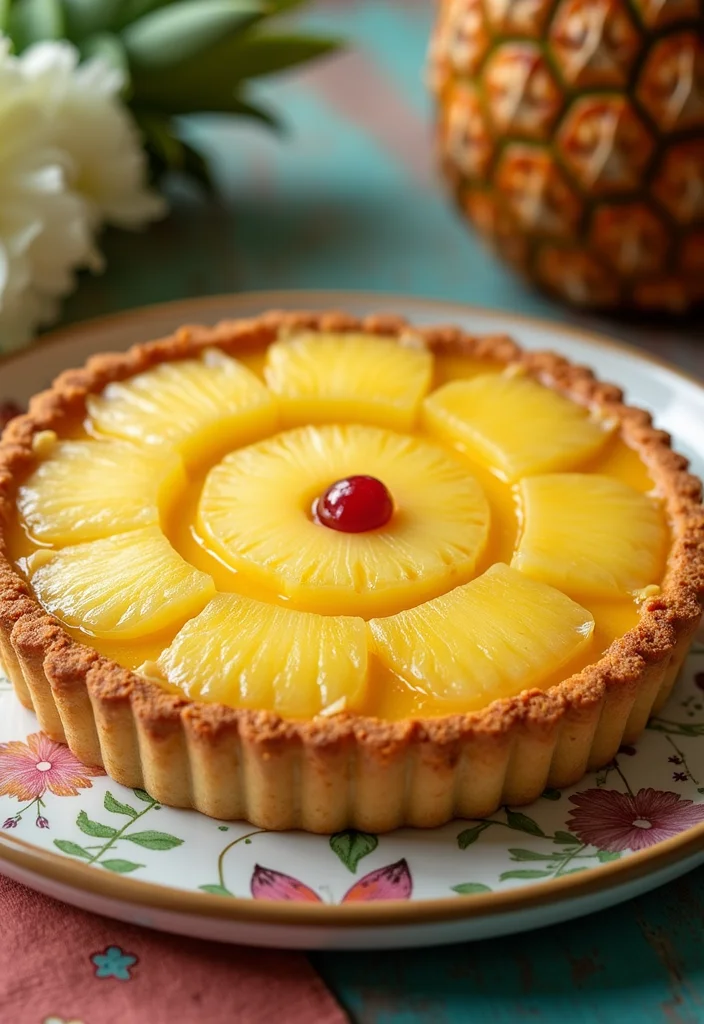 12 Pineapple Dessert Recipes with Fresh Tropical Flavor - 11. Pineapple Tart