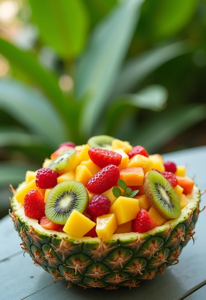 12 Pineapple Dessert Recipes with Fresh Tropical Flavor - 6. Pineapple Fruit Salad