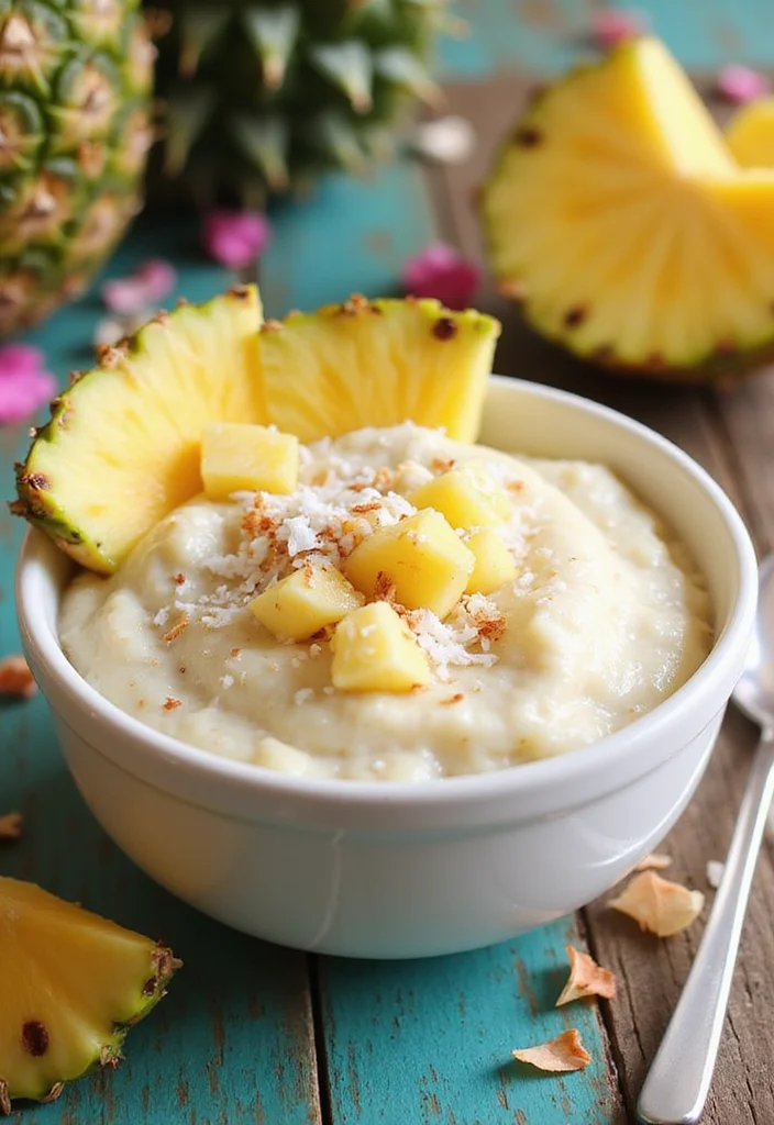 12 Pineapple Dessert Recipes with Fresh Tropical Flavor - 8. Pineapple and Coconut Rice Pudding