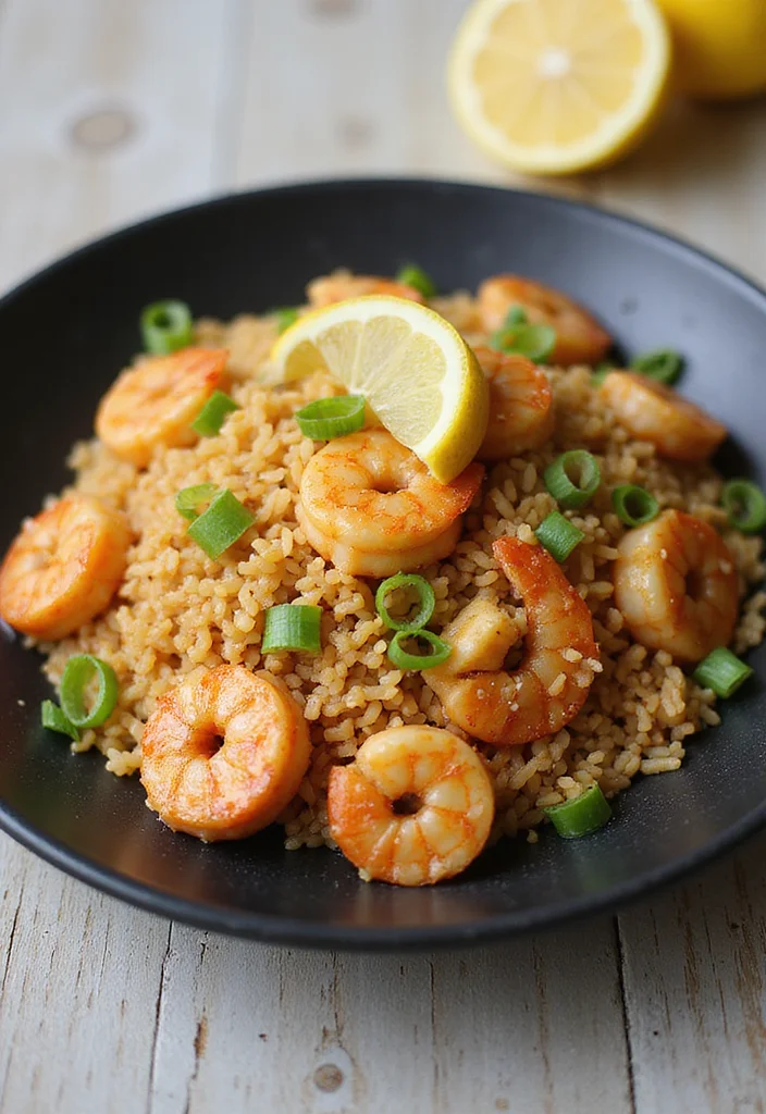 12 Rice Dinner Recipes for Simple Comforting Meals - 3. Lemon Garlic Shrimp Fried Rice