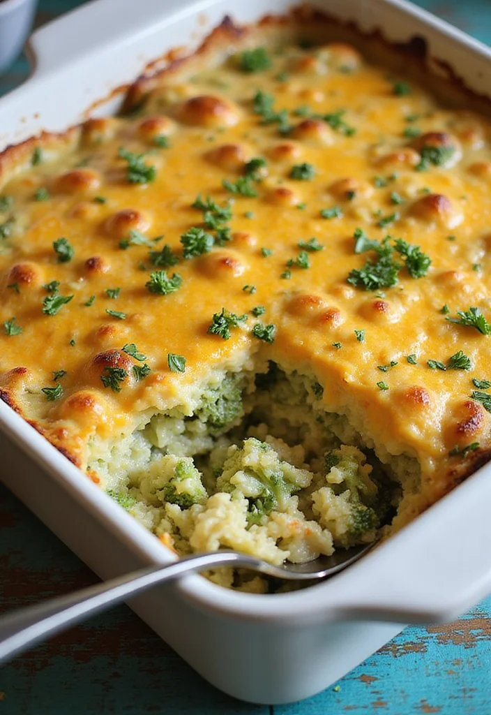 12 Rice Dinner Recipes for Simple Comforting Meals - 5. Cheesy Broccoli Rice Casserole