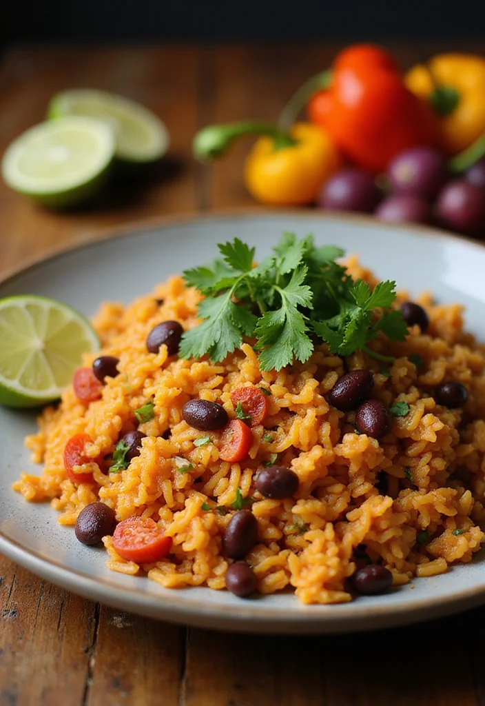 12 Rice Dinner Recipes for Simple Comforting Meals - 6. Spanish Style Rice and Beans