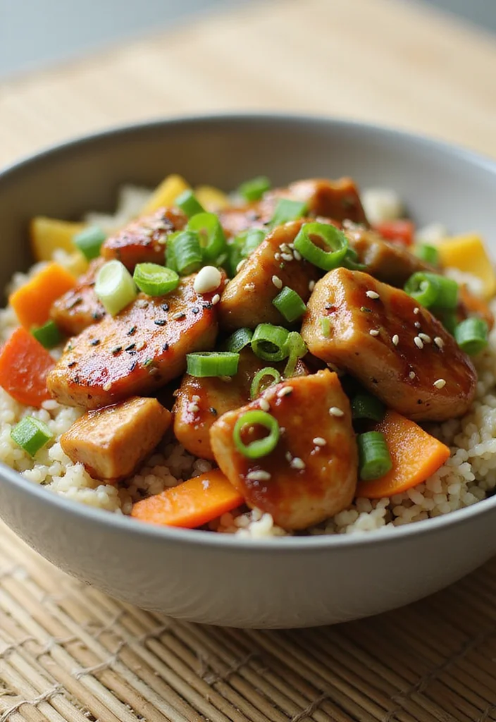 12 Rice Dinner Recipes for Simple Comforting Meals - 7. Teriyaki Chicken Rice Bowl