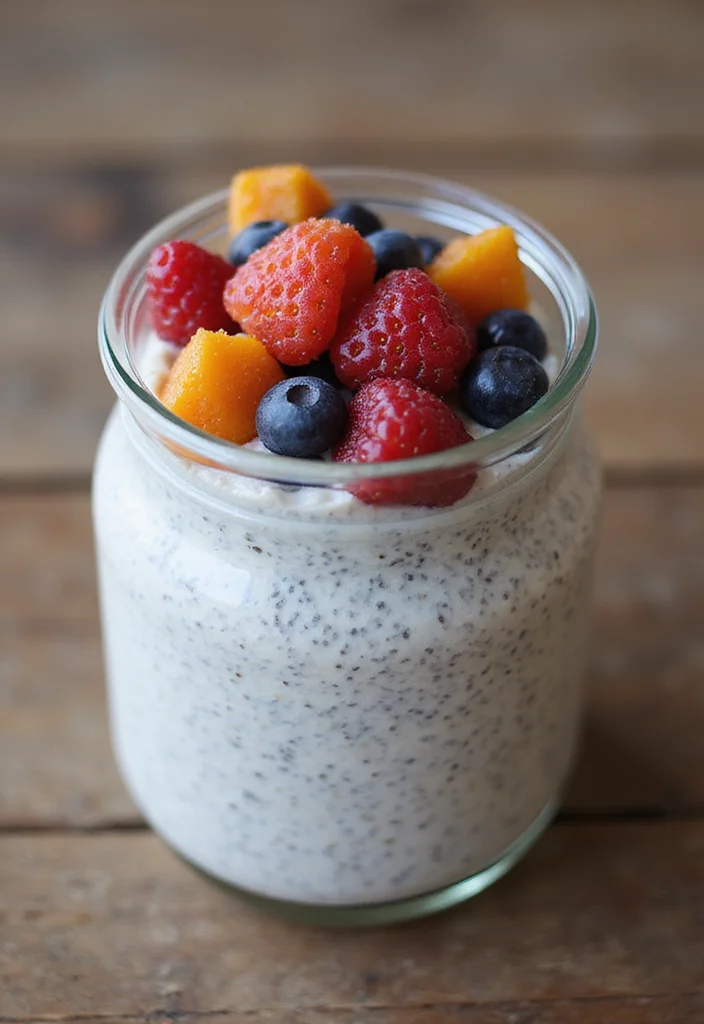 12 Summer Dessert Recipes Light and Refreshing - 3. Coconut Chia Pudding with Seasonal Berries