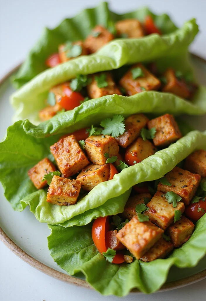 12 Tofu Dinner Recipes for Easy Flavorful Meals - 12. Tofu Lettuce Wraps