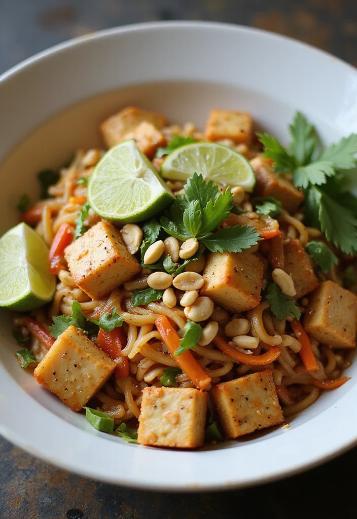 12 Tofu Dinner Recipes for Easy Flavorful Meals - 3. Tofu and Vegetable Pad Thai