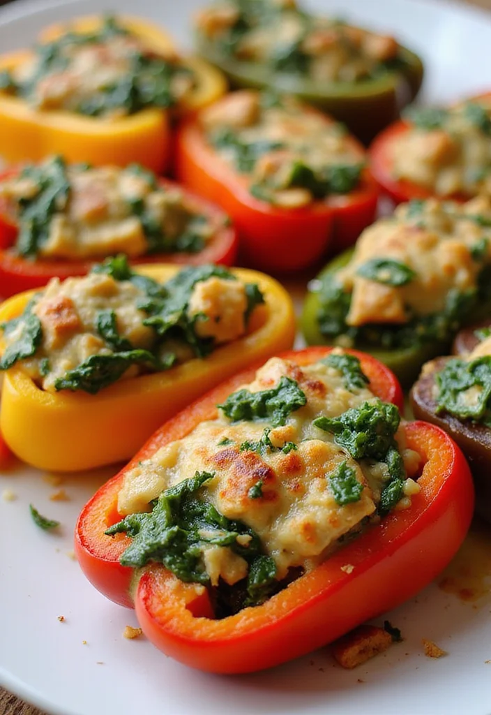 12 Tofu Dinner Recipes for Easy Flavorful Meals - 7. Tofu and Spinach Stuffed Peppers