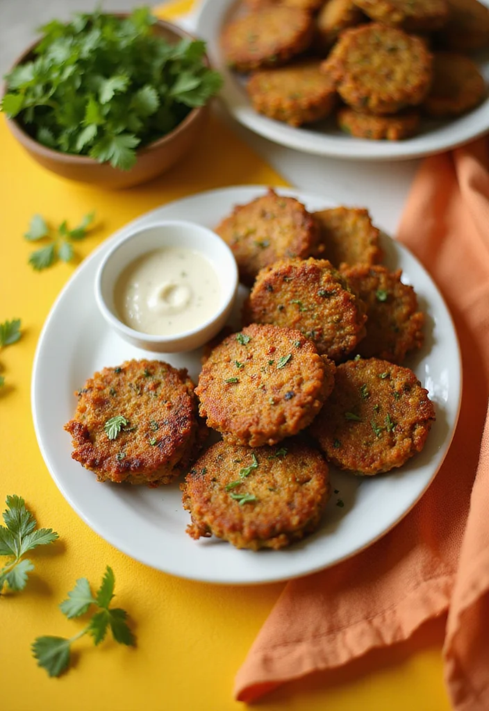 12 Vegan Lentil Recipes for Budget Friendly Protein - 10. Lentil Fritters
