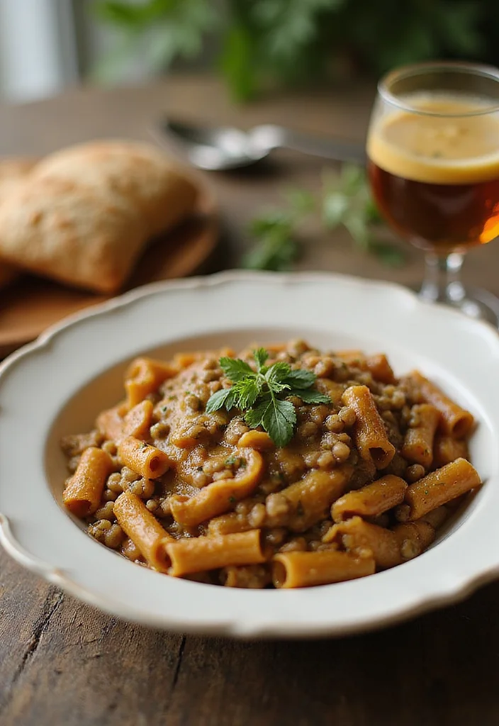 12 Vegan Lentil Recipes for Budget Friendly Protein - 4. Creamy Lentil Pasta