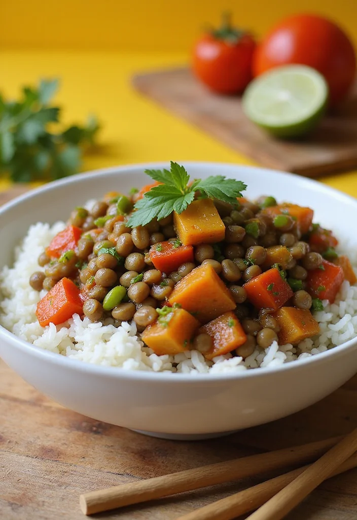 12 Vegan Lentil Recipes for Budget Friendly Protein - 7. Lentil Stir-Fry
