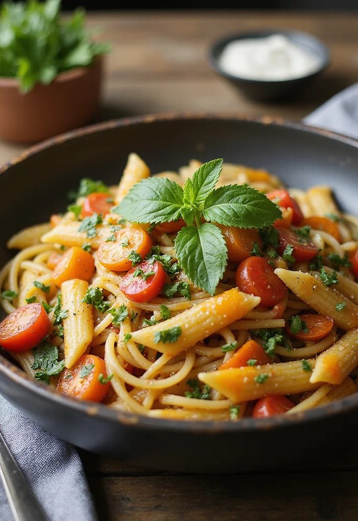 12 Vegan Pasta Recipes for Comforting Dinners - 12. Veggie-Packed Pasta Primavera