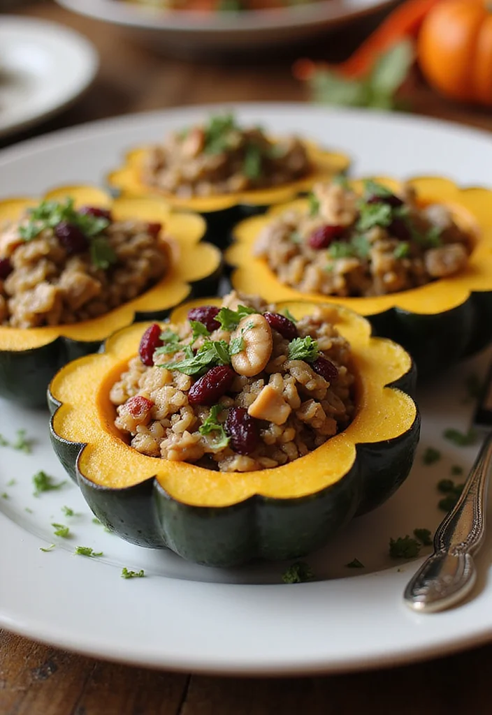 12 Vegan Thanksgiving Recipes for a Plant-Based Feast - 8. Vegan Stuffed Acorn Squash