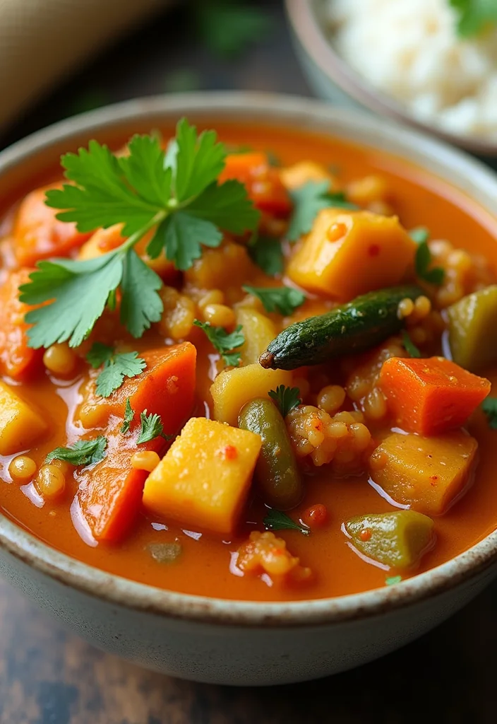 12 Vegan Vegetable Recipes for Fresh Weeknight Meals - 7. Thai Vegetable Curry