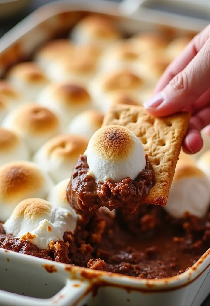 12 Yummy Dessert Recipes Anyone Can Make Fast - 9. No-Bake S'mores Dip